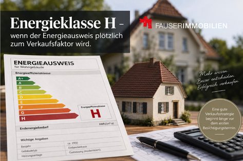 Energieklasse H – wenn der Energieausweis plötzlich zum Verkaufsfaktor wird