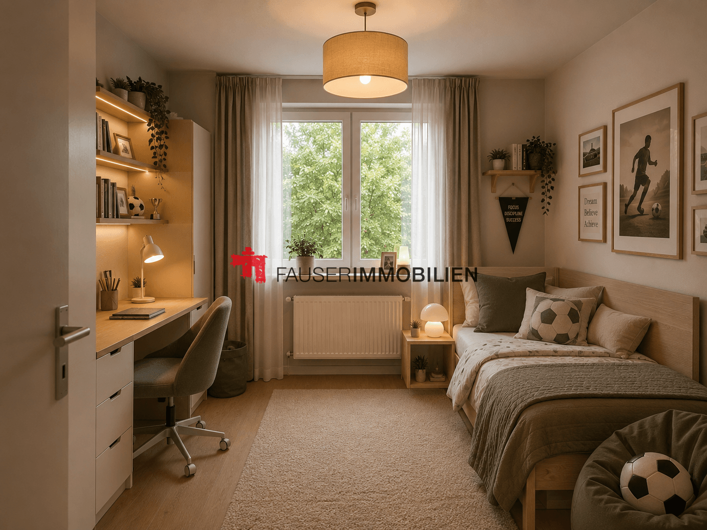 Ein Zimmer, das mit den Kindern mitwachsen darf.