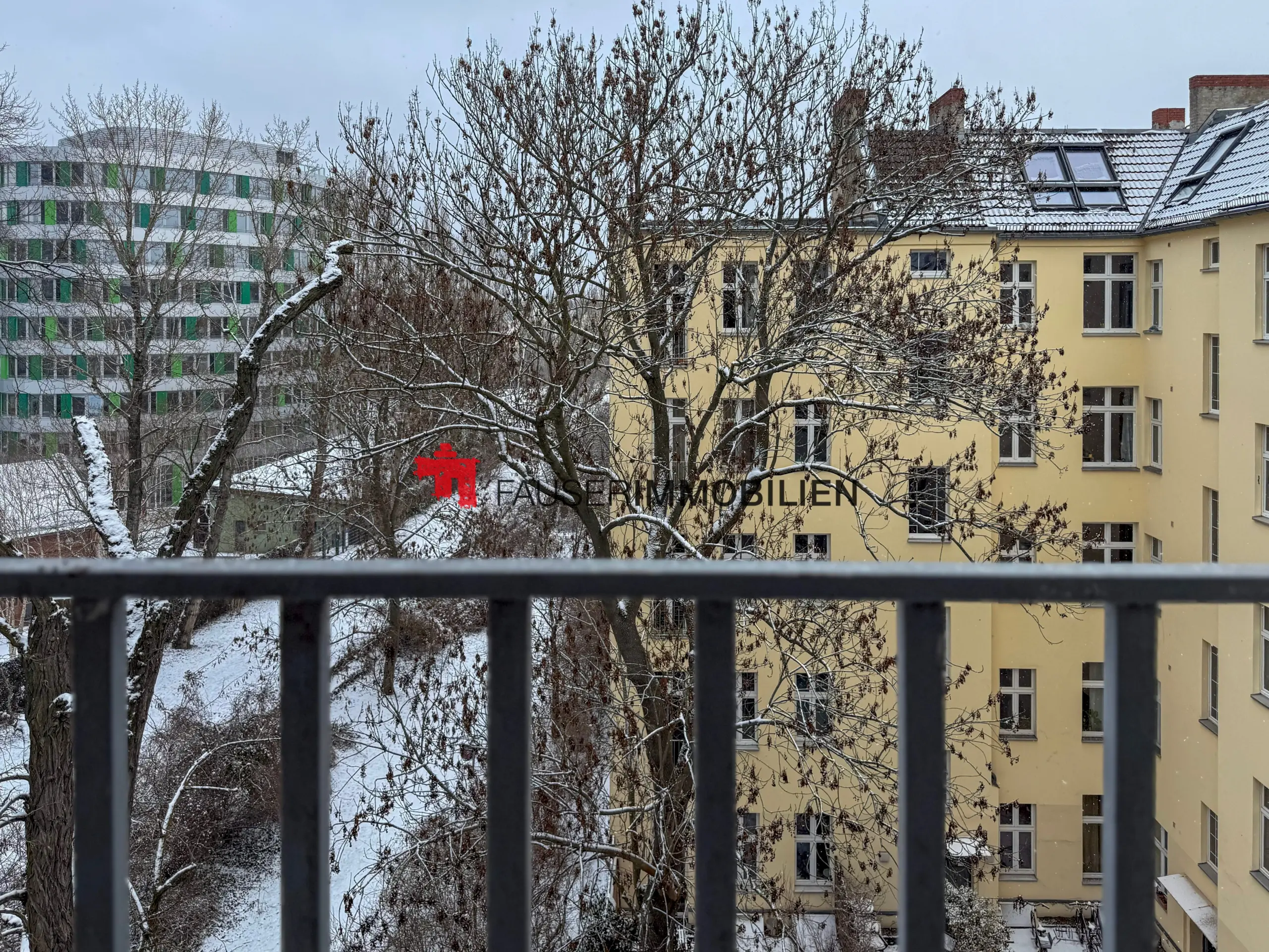 Weite über den Dächern des Kiezes.