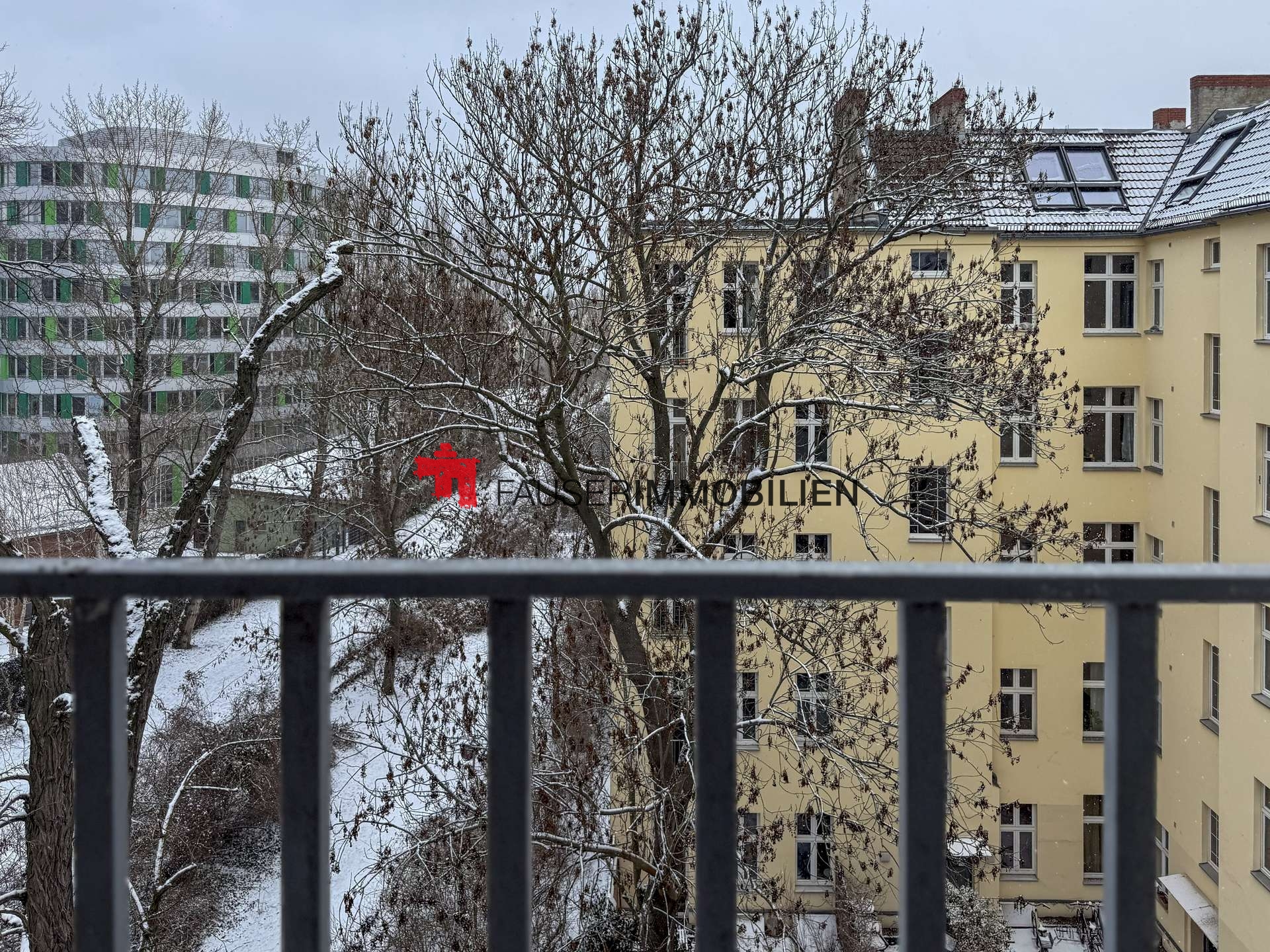 Weite über den Dächern des Kiezes.