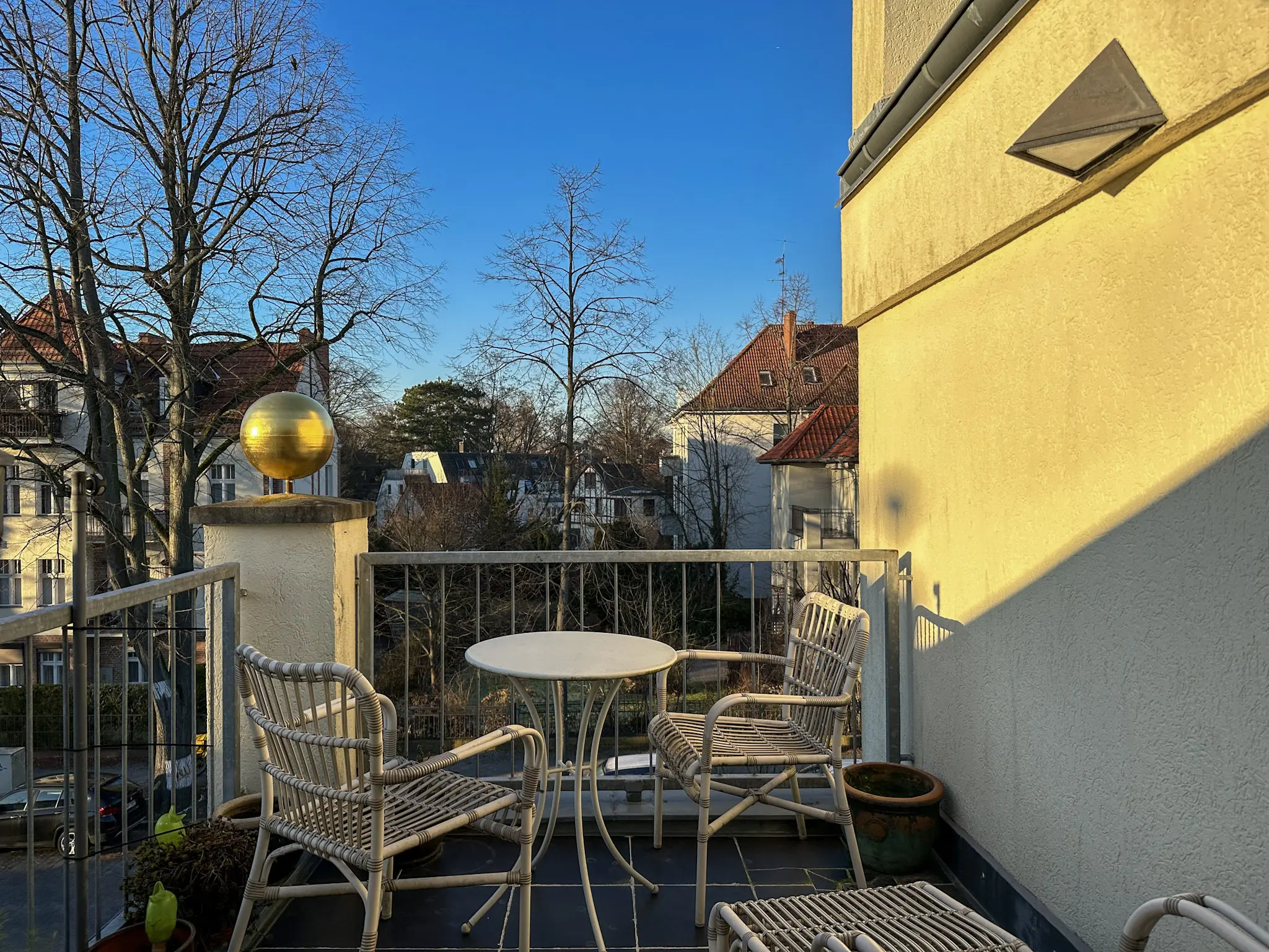 Terrasse zum Wohnzimmer