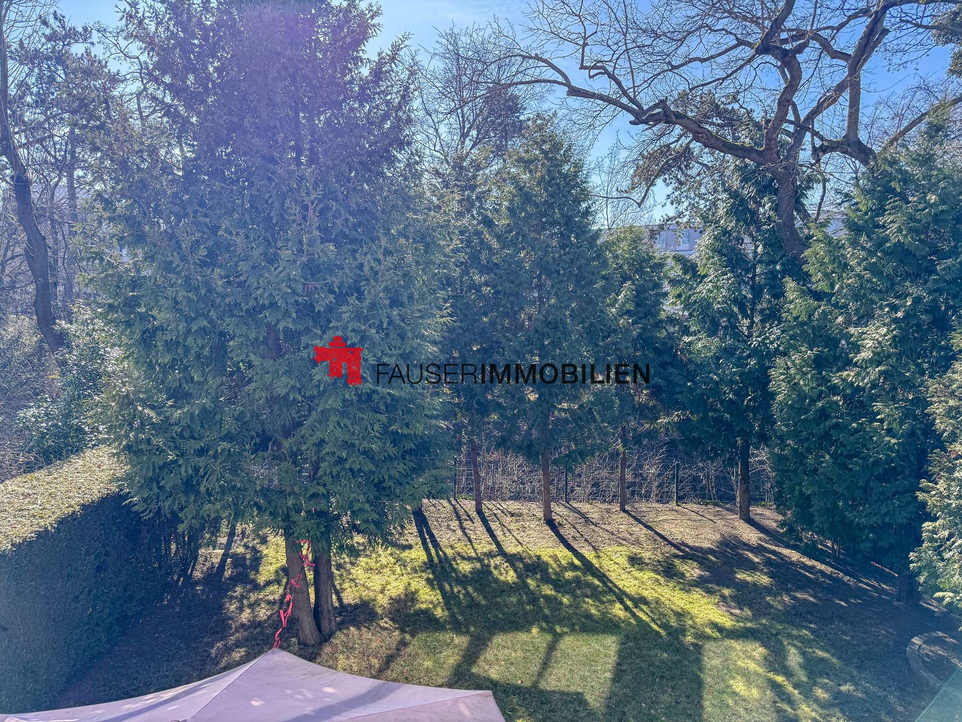 Blick vom Wintergarten