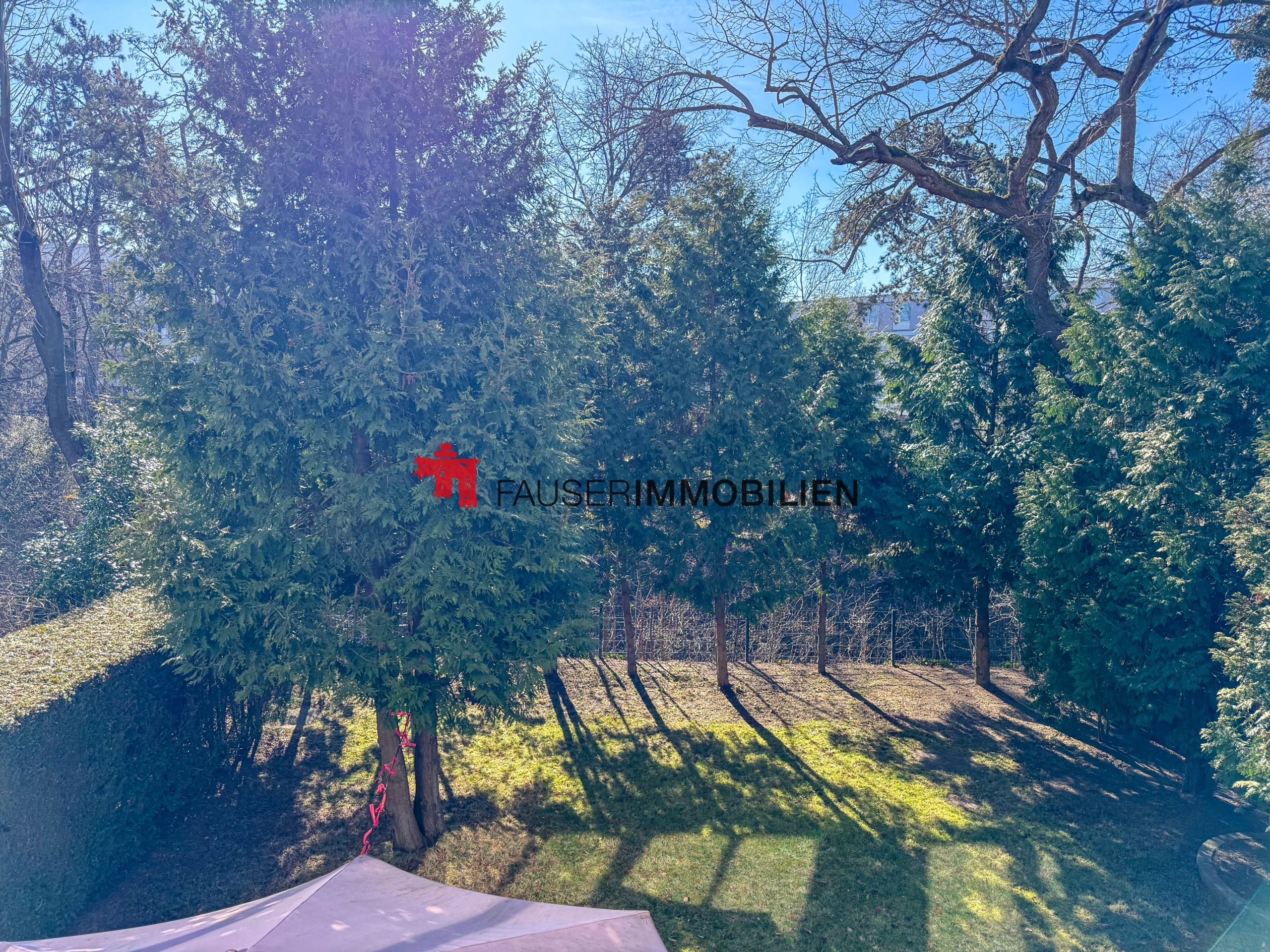 Blick vom Wintergarten