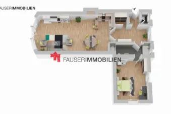 EIN BESONDERES REFUGIUM – GROßZÜGIGES WOHNEN MIT AUßERGEWÖHNLICHER SONNENTERRASSE, 14195 Berlin-Dahlem, Erdgeschosswohnung